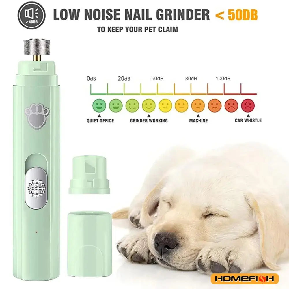 PawGroom™ Ultra-Quiet Electric Nail Grinder