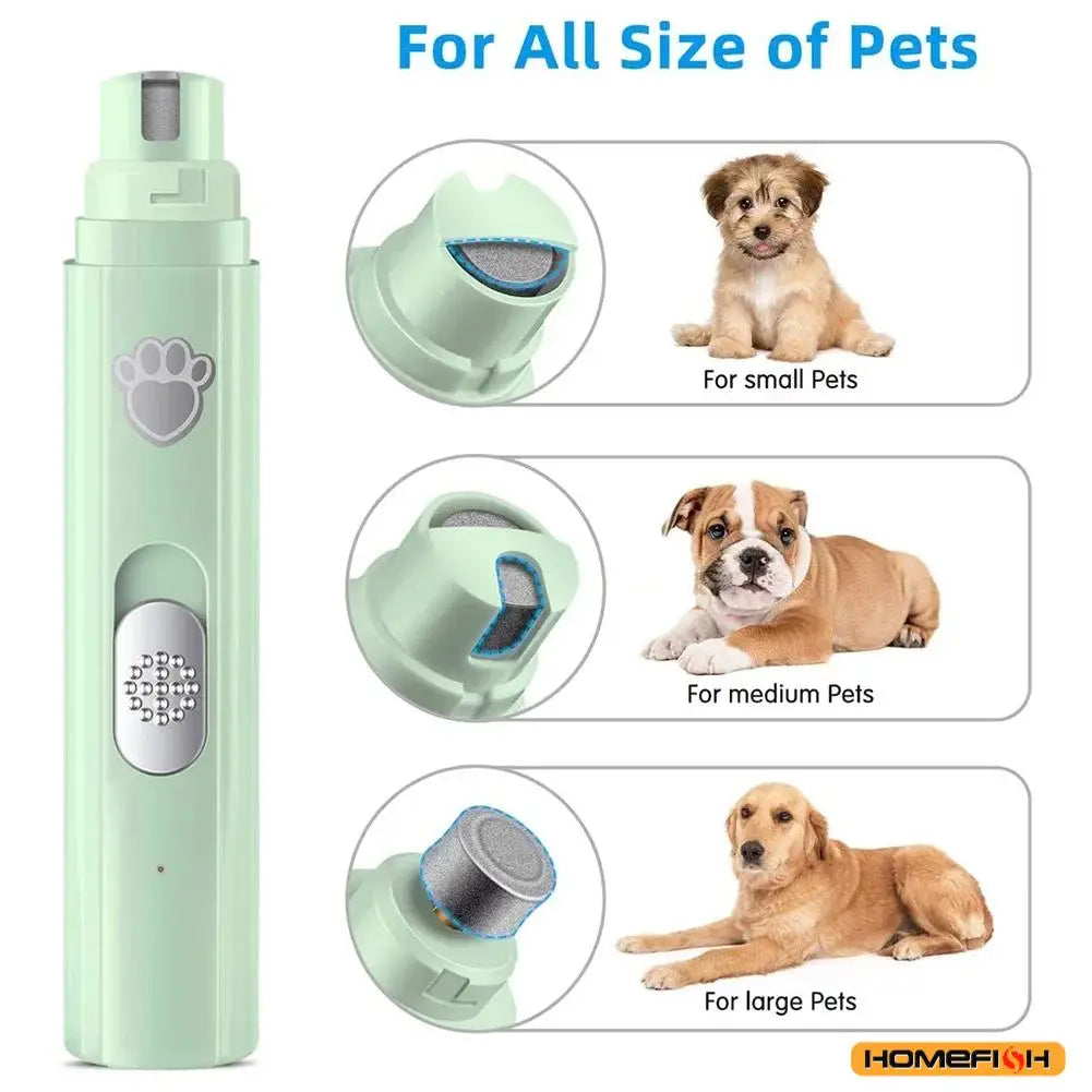 PawGroom™ Ultra-Quiet Electric Nail Grinder