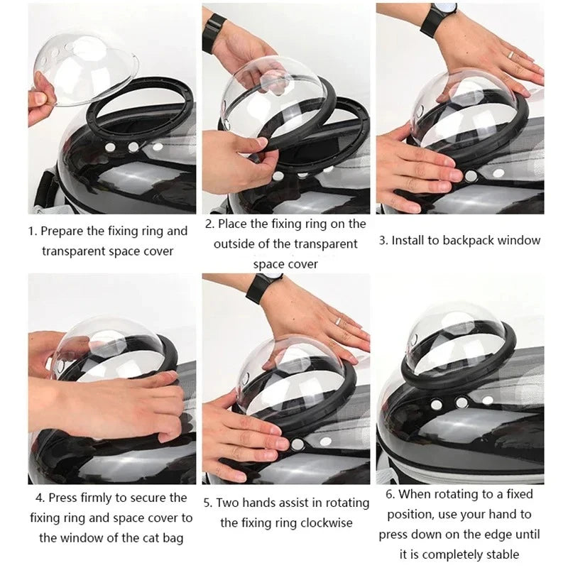 AeroView™ Breathable Space Capsule Carrier Backpack