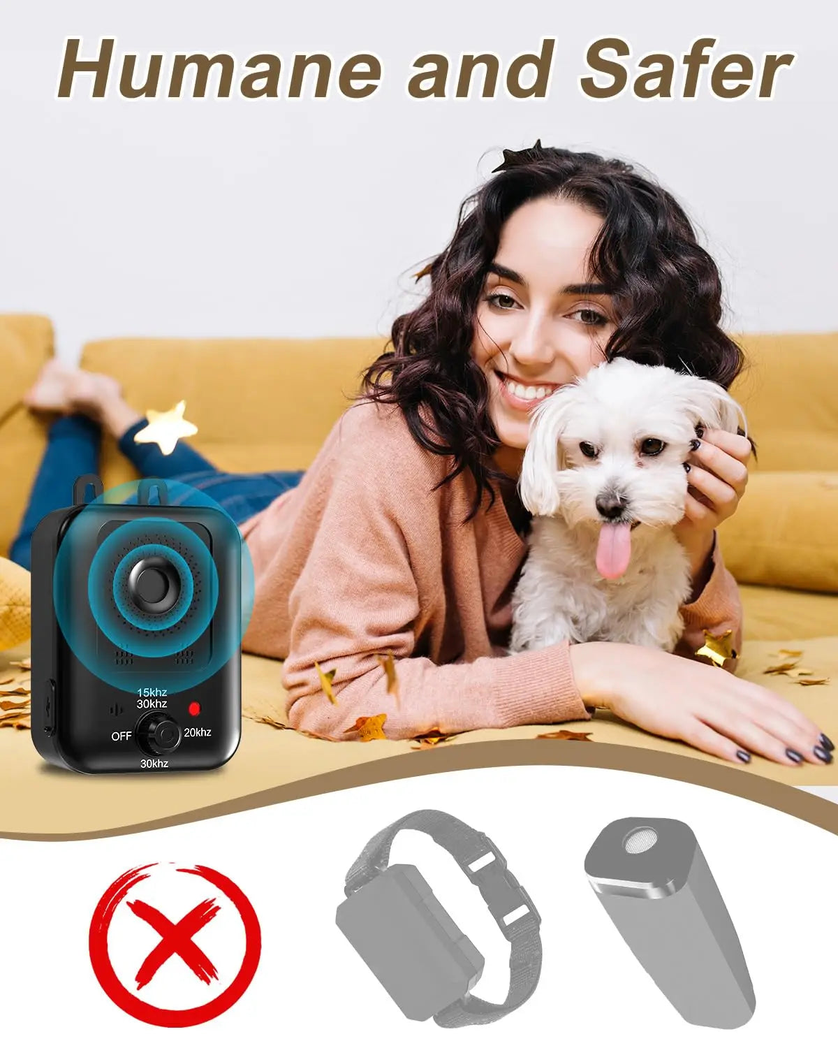 BarkGuard Pro™ Ultrasonic Anti-Bark Training Device