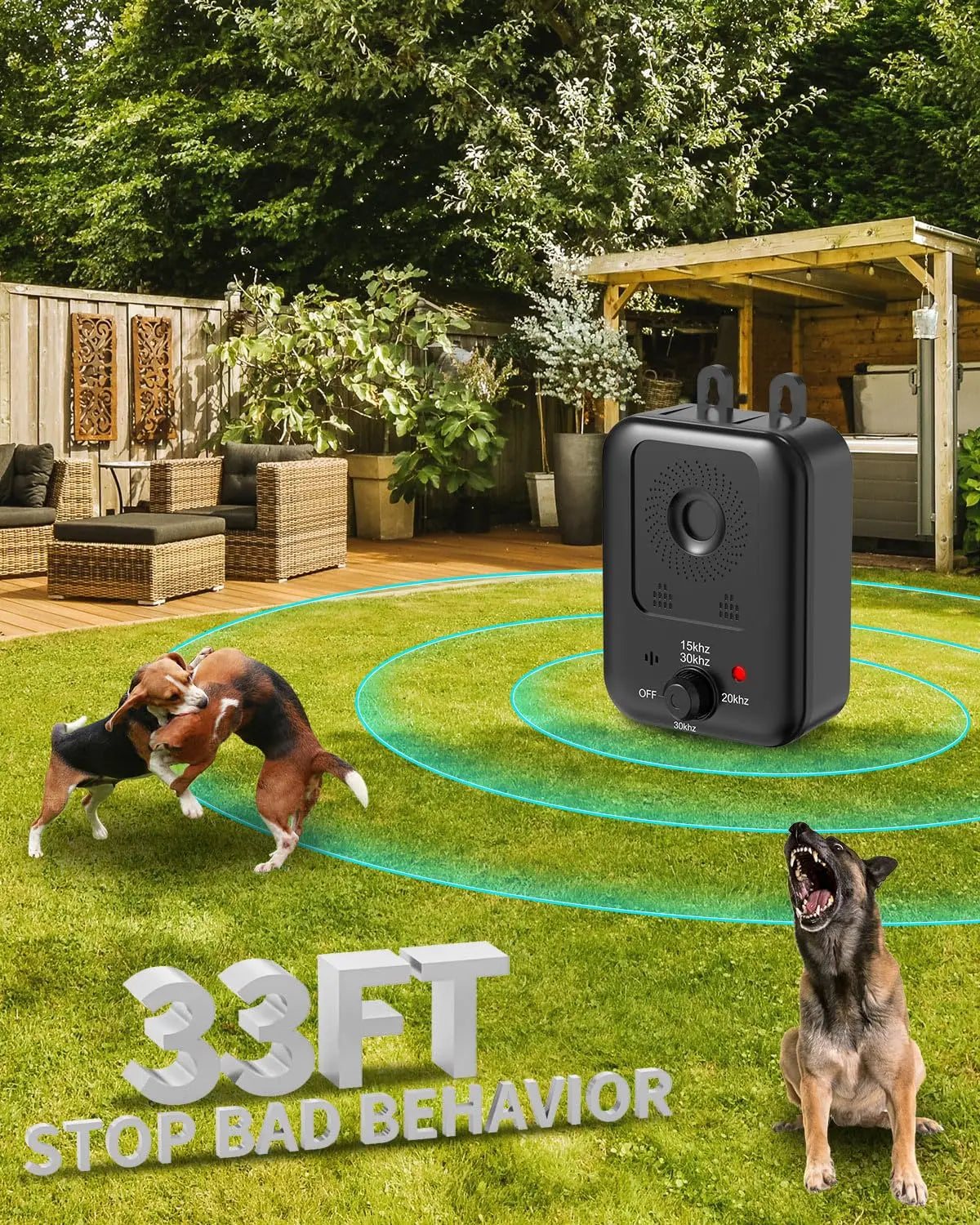 BarkGuard Pro™ Ultrasonic Anti-Bark Training Device