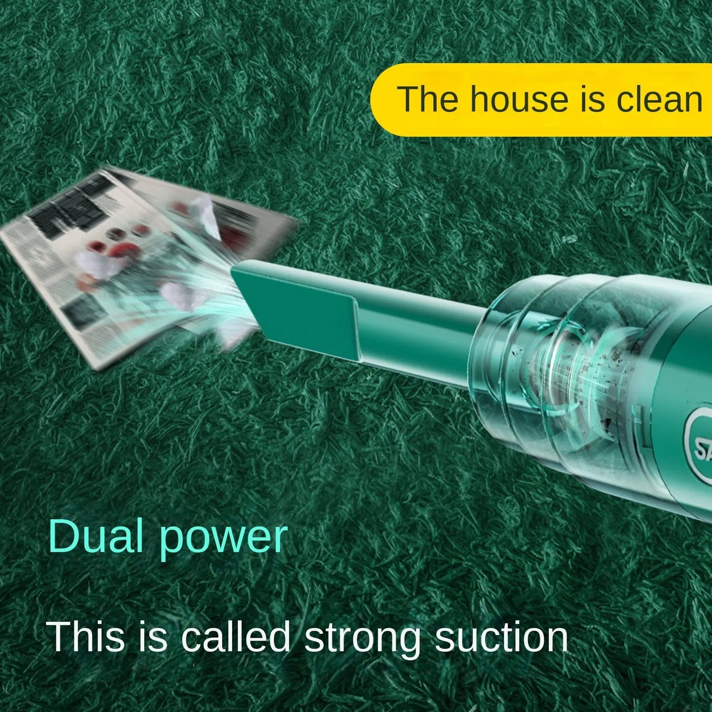 AutoClean™ High-Power Cordless Pet & Car Vacuum