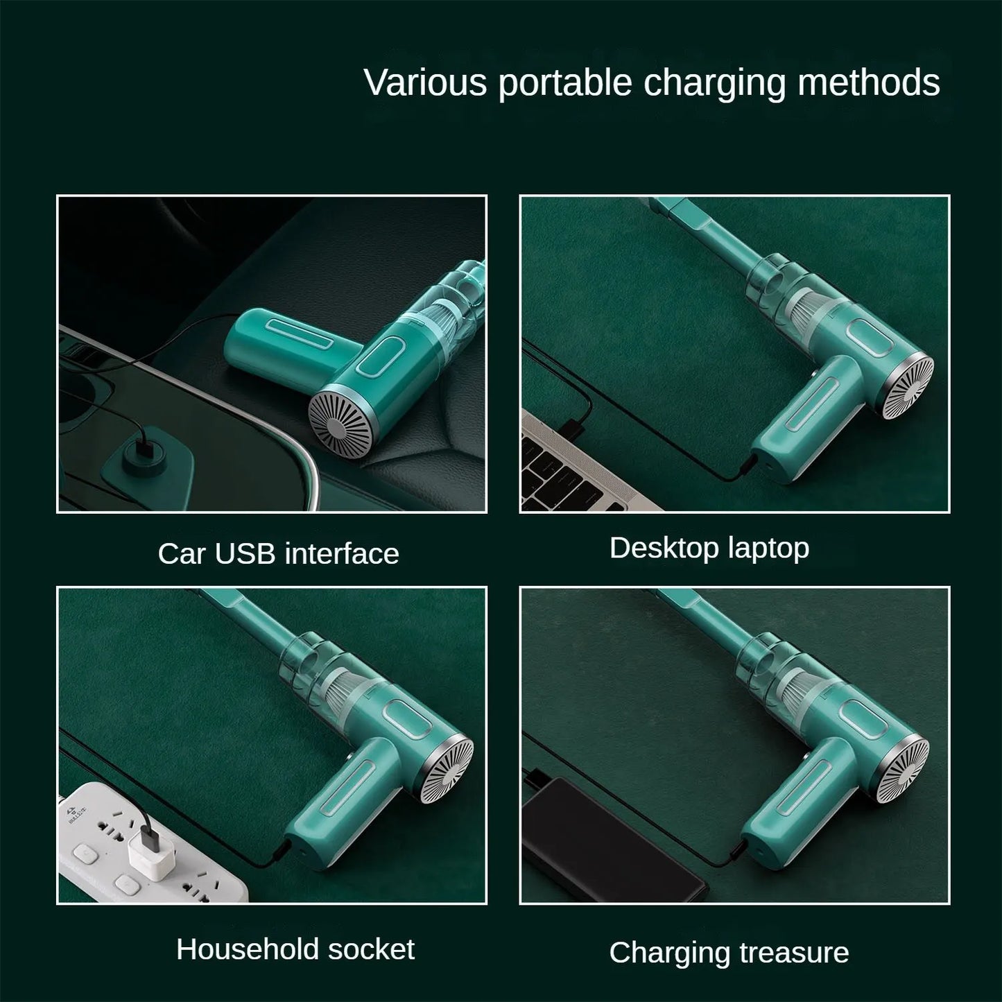 AutoClean™ High-Power Cordless Pet & Car Vacuum
