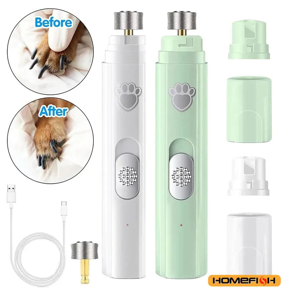 PawGroom™ Ultra-Quiet Electric Nail Grinder