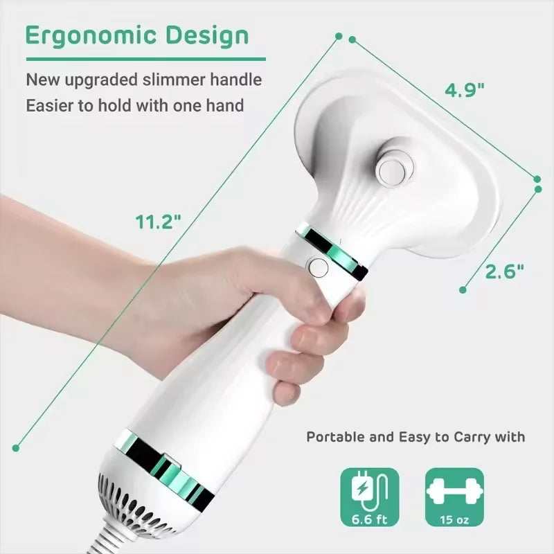 AirGroomer™ 2-in-1 Ultra-Quiet Dryer & Slicker Brush