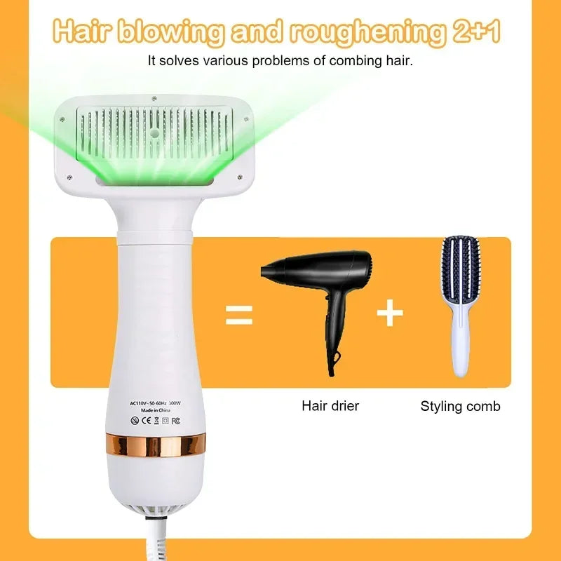 ThermaDry Pro™ Low-Noise Grooming Blower & Brush