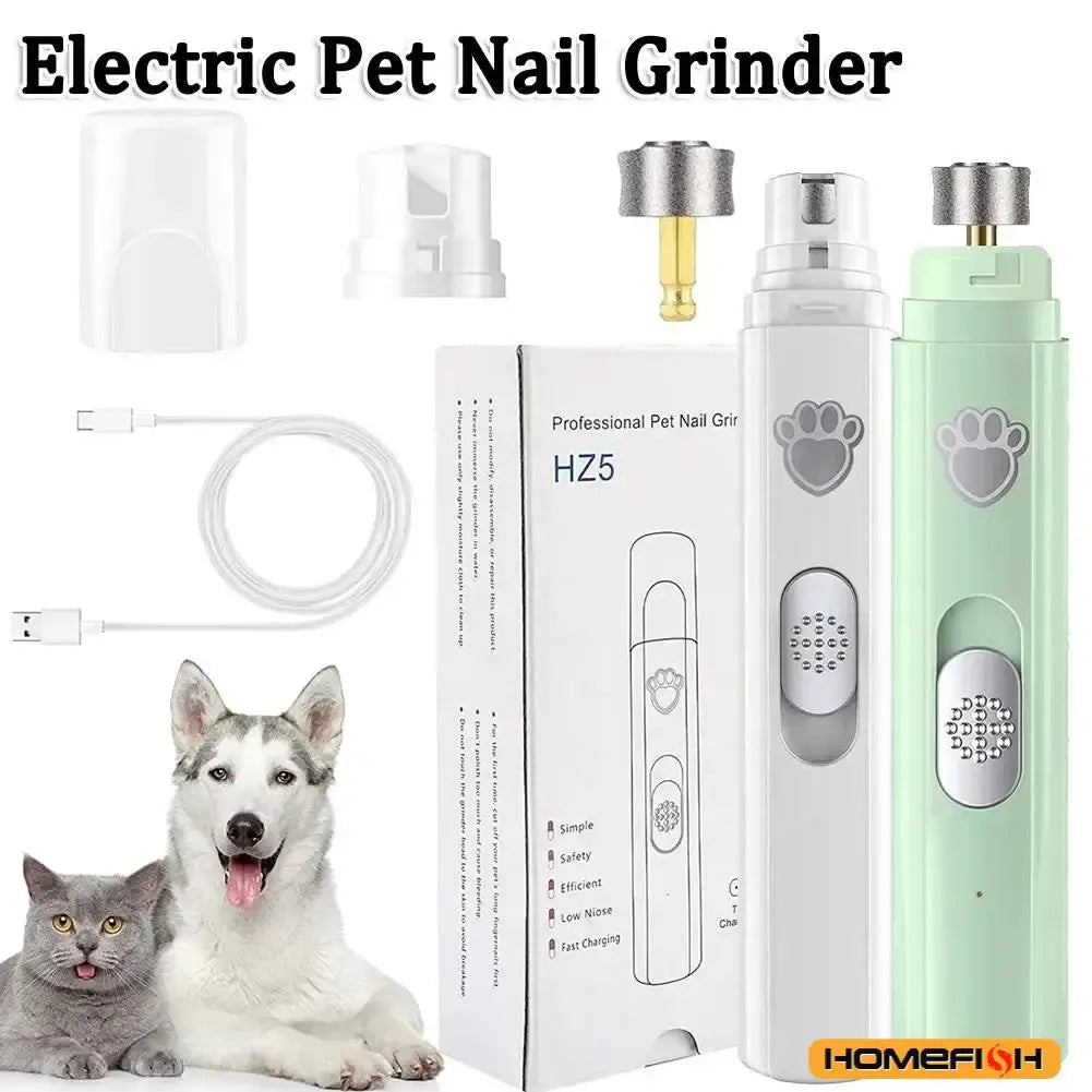 PawGroom™ Ultra-Quiet Electric Nail Grinder