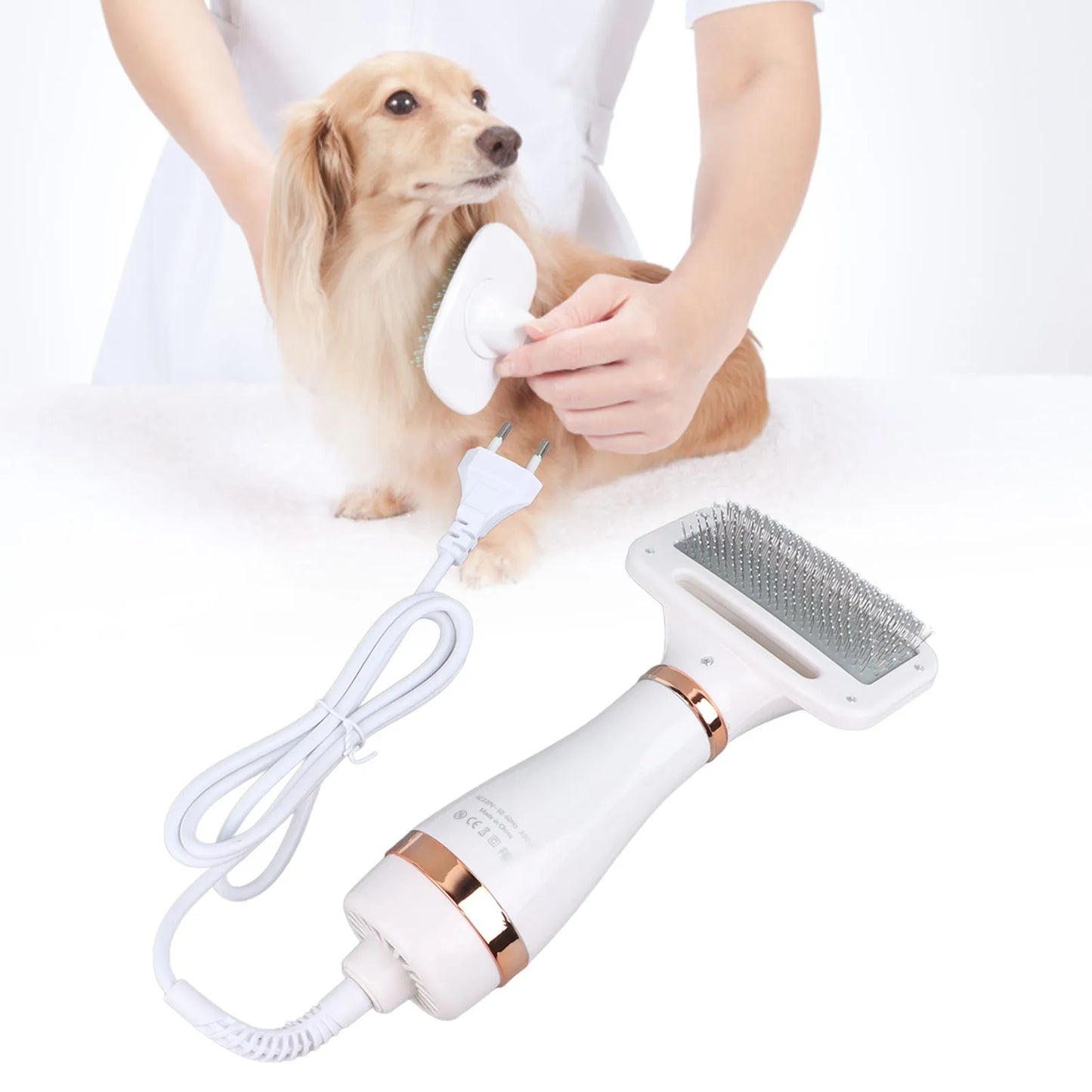 ThermaDry Pro™ Low-Noise Grooming Blower & Brush
