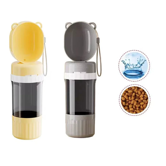 HydraFeed™ Dual 2-in-1 Travel Bottle & Food Container