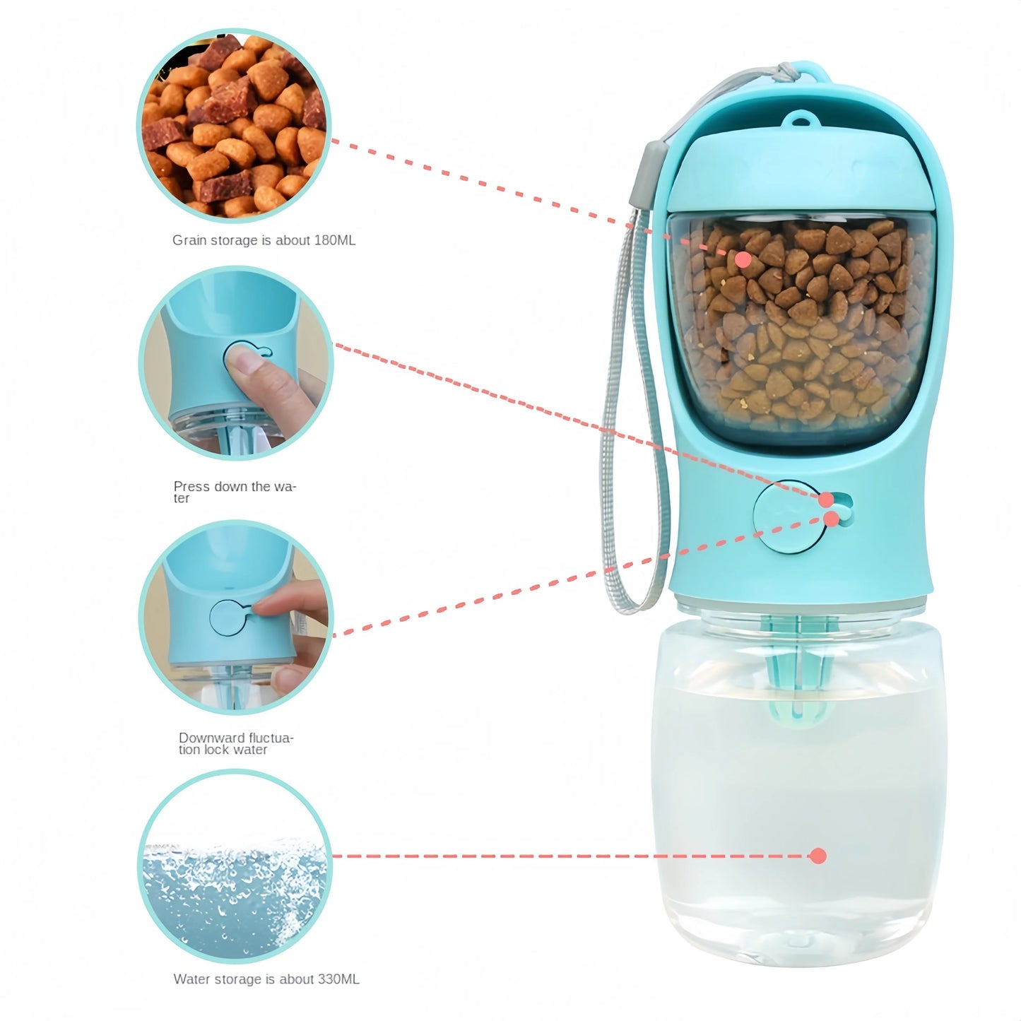 HydroGo™ Portable Leak-Proof Pet Water Dispenser