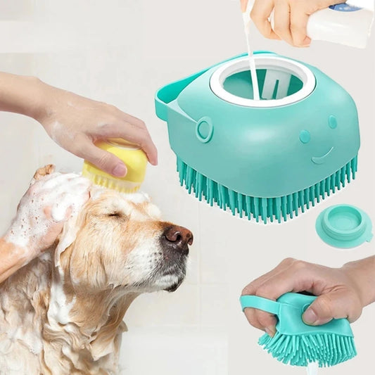 BubbleLather™ Silicone Shampoo Massage Bath Brush
