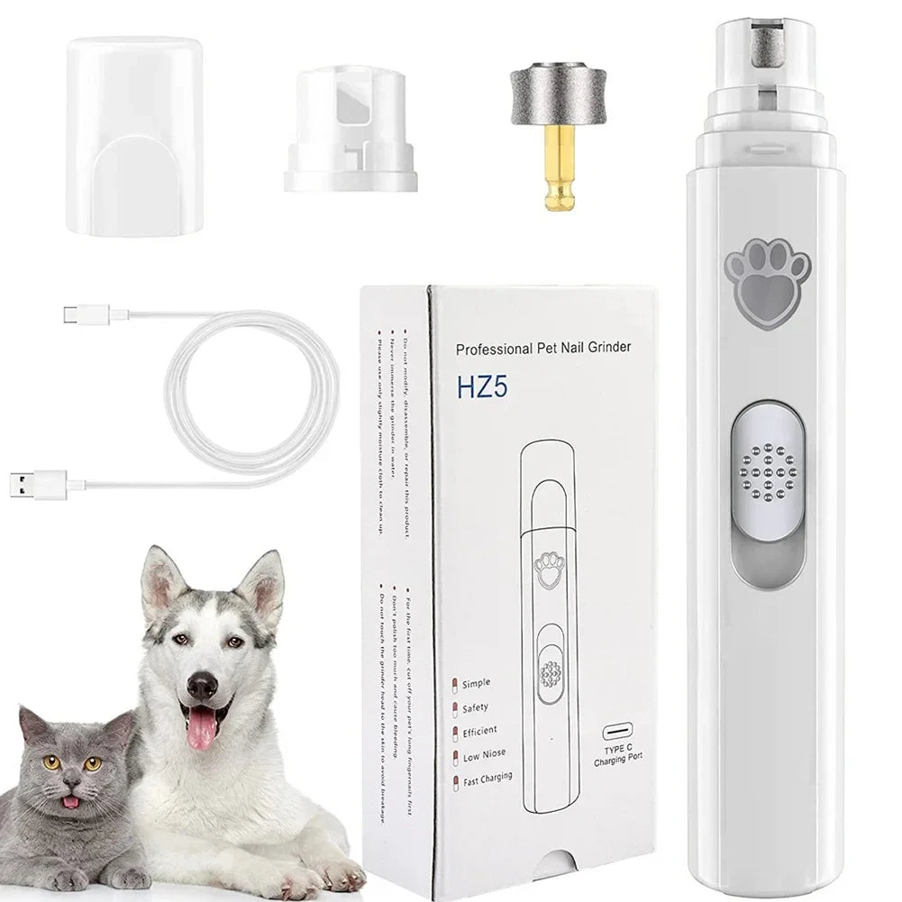 PawGroom™ Ultra-Quiet Electric Nail Grinder