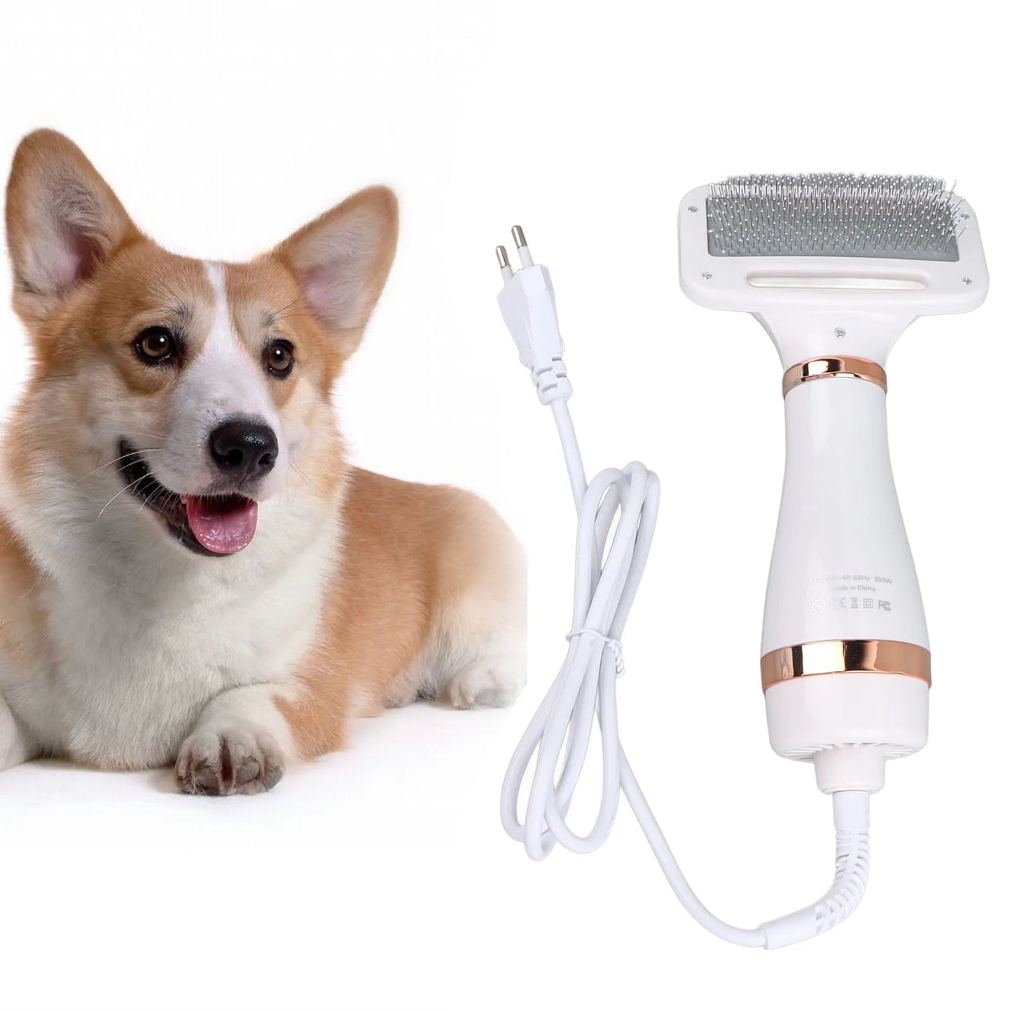 ThermaDry Pro™ Low-Noise Grooming Blower & Brush
