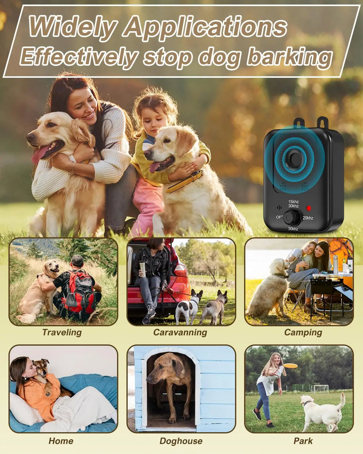 BarkGuard Pro™ Ultrasonic Anti-Bark Training Device